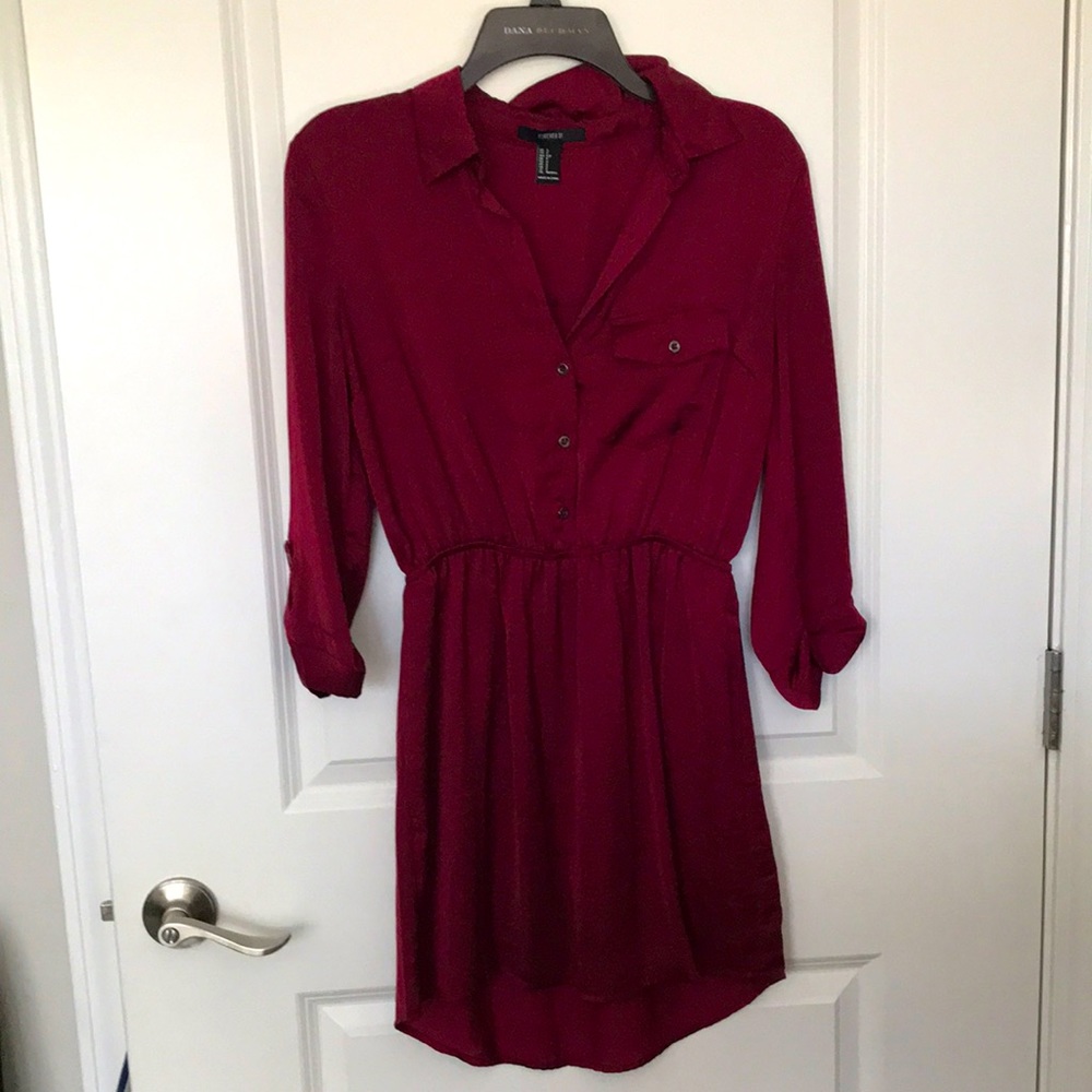Forever 21 Burgundy Dress
